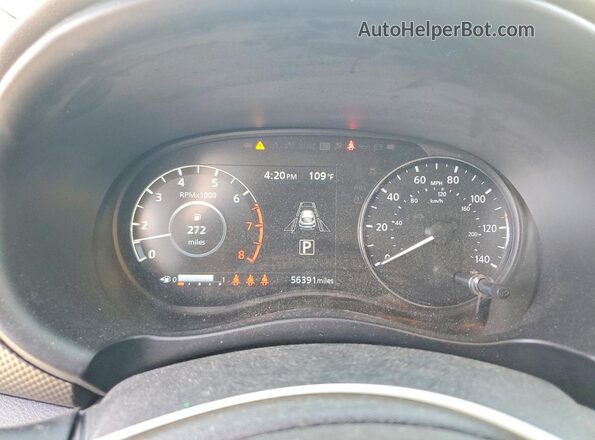 3N1CP5CV8ML545209 2021 NISSAN KICKS Gray Vista del cuadro de instrumentos