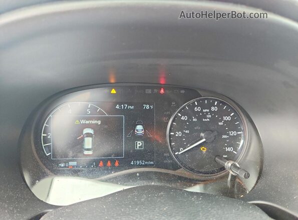 3N1CP5CV8NL502913 2022 NISSAN KICKS Red ხელსაწყოთა პანელის ხედი