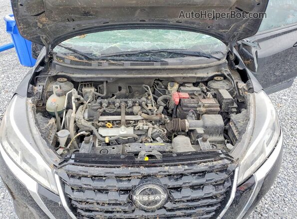 3N1CP5CV8NL514642 2022 NISSAN KICKS Black Вид підкапотного простору