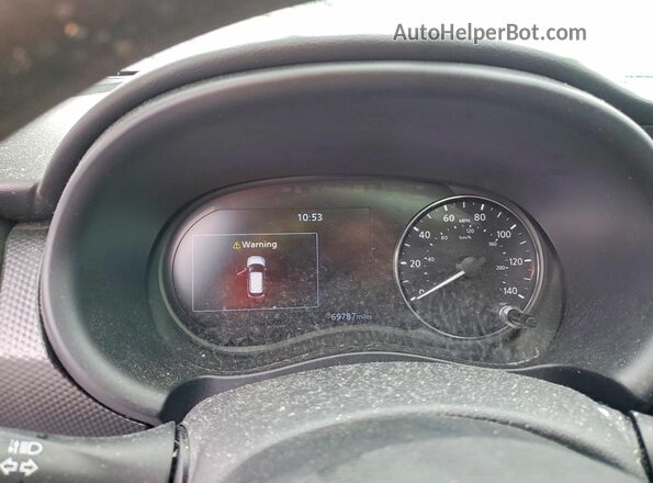 3N1CP5CV8NL514642 2022 NISSAN KICKS Black Вид щитка приладів