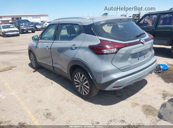 3N1CP5CV8NL523860 2022 NISSAN KICKS Gray Trasero izquierdo