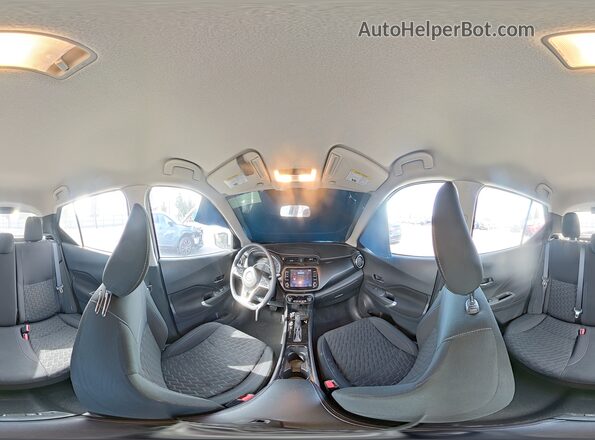 3N1CP5CV8NL526144 2022 NISSAN KICKS White Vista interior de 360 grados