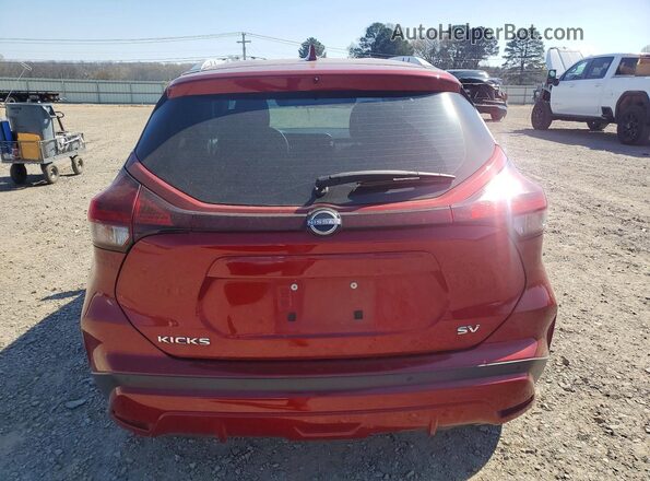 3N1CP5CV8PL561317 2023 NISSAN KICKS Red Вид ззаду