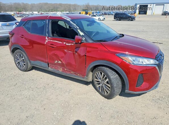 3N1CP5CV8PL561317 2023 NISSAN KICKS Red Передня права чверть