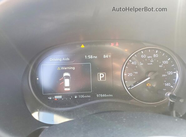 3N1CP5CV8PL561317 2023 NISSAN KICKS Red Вид щитка приладів