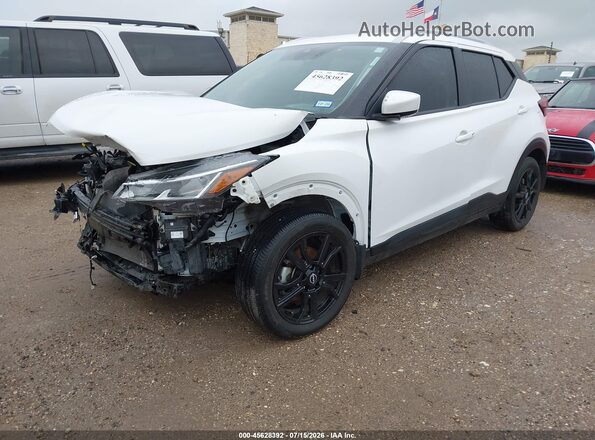 3N1CP5CV8PL564363 2023 NISSAN KICKS White Передня ліва чверть
