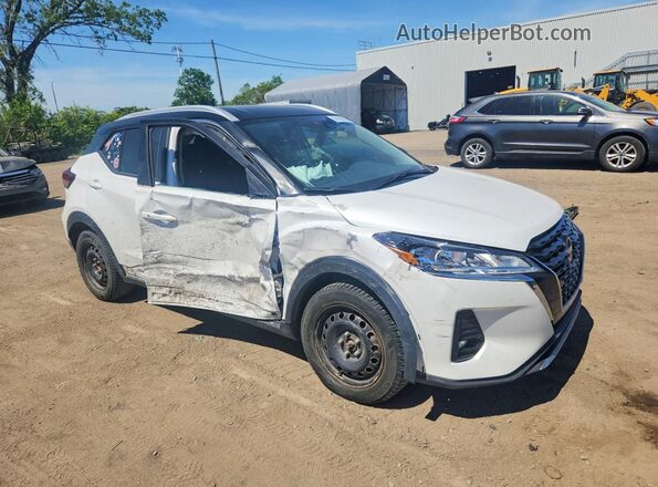 3N1CP5CV8RL471197 2024 NISSAN KICKS Белый Передняя правая четверть