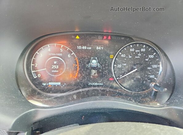 3N1CP5CV8RL545010 2024 NISSAN KICKS Gray Instrument cluster view