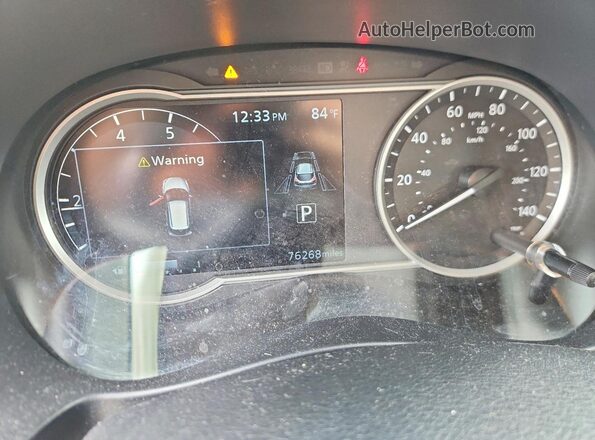 3N1CP5CV9LL544939 2020 NISSAN KICKS Gray Instrument cluster view