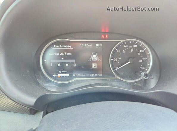 3N1CP5CV9LL549266 2020 NISSAN KICKS Silver Instrument cluster view