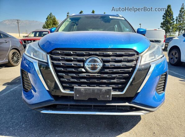 3N1CP5CV9ML478300 2021 NISSAN KICKS Blue Front view