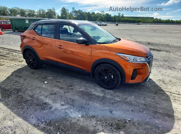 3N1CP5CV9ML494402 2021 NISSAN KICKS Orange Przód prawy