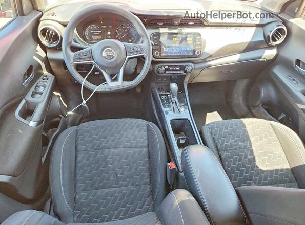 3N1CP5CV9ML509853 2021 NISSAN KICKS Бордовый Вид панели приборов