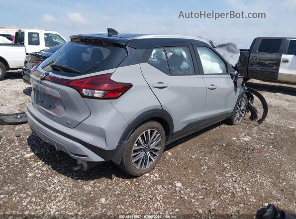 3N1CP5CV9NL501334 2022 NISSAN KICKS Gray Trasero derecho