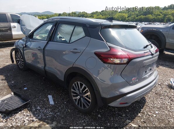 3N1CP5CV9NL501334 2022 NISSAN KICKS Gray Trasero izquierdo
