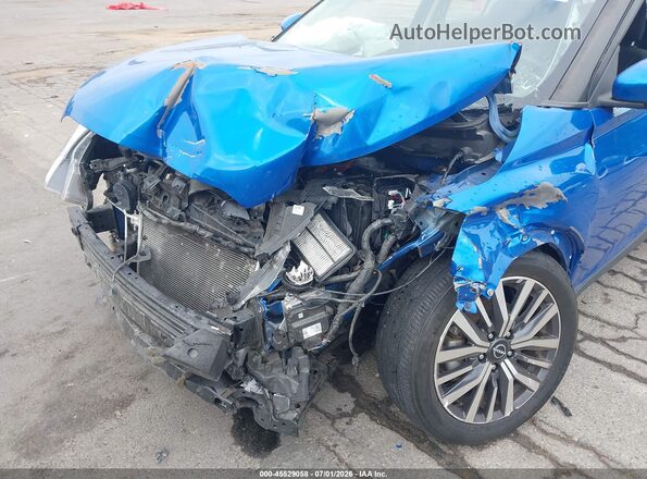 3N1CP5CV9NL512298 2022 NISSAN KICKS Синий Вид спереди