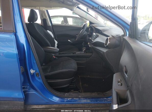 3N1CP5CV9RL486744 2024 NISSAN KICKS Blue Widok wnętrza z przodu