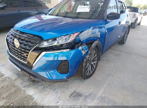 3N1CP5CV9RL486744 2024 NISSAN KICKS Blue Widok z przodu