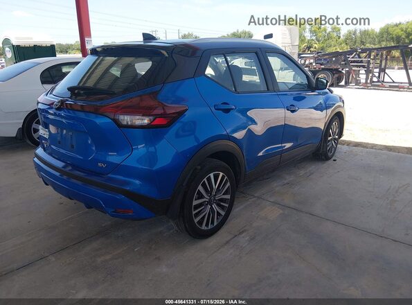 3N1CP5CV9RL486744 2024 NISSAN KICKS Blue Tył prawy