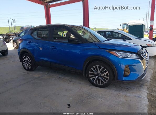 3N1CP5CV9RL486744 2024 NISSAN KICKS Blue Widok wnętrza z tyłu