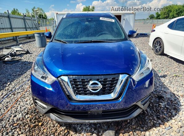 3N1CP5CVXLL491930 2020 NISSAN KICKS Blue Front view