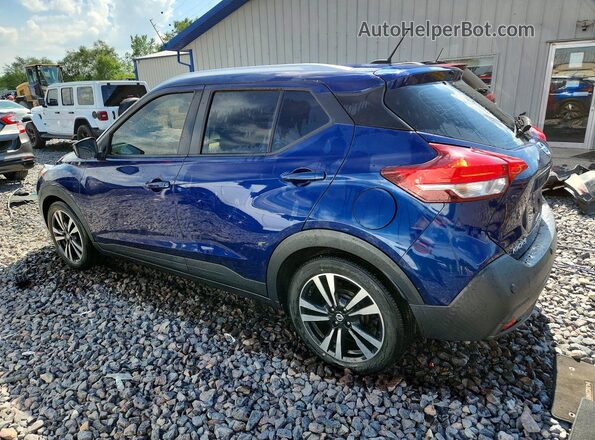 3N1CP5CVXLL491930 2020 NISSAN KICKS Blue Rear left