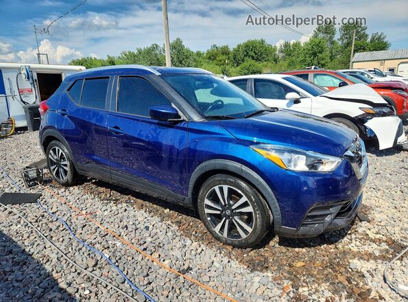 3N1CP5CVXLL491930 2020 NISSAN KICKS Blue Front right