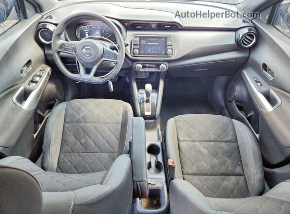 3N1CP5CVXLL491930 2020 NISSAN KICKS Blue Dashboard view