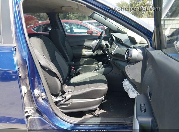 3N1CP5CVXLL562754 2020 NISSAN KICKS Синий Вид салона спереди