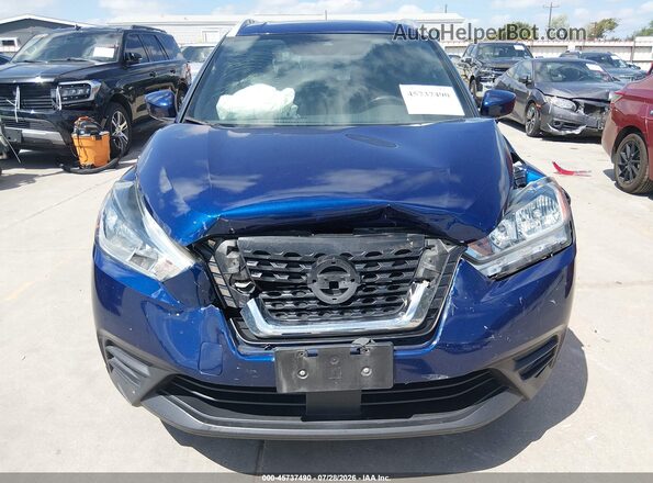3N1CP5CVXLL562754 2020 NISSAN KICKS Синий Вид спереди