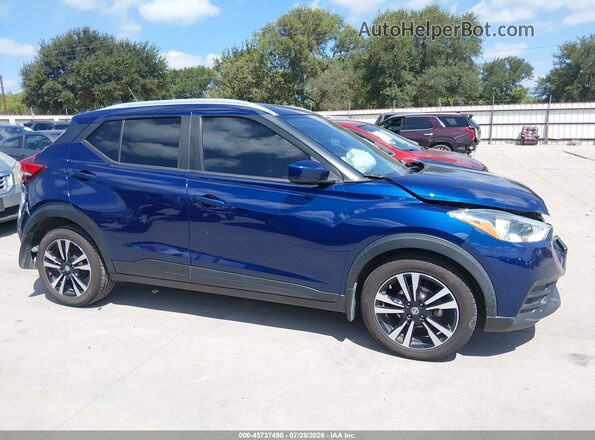 3N1CP5CVXLL562754 2020 NISSAN KICKS Синий Вид задней части салона