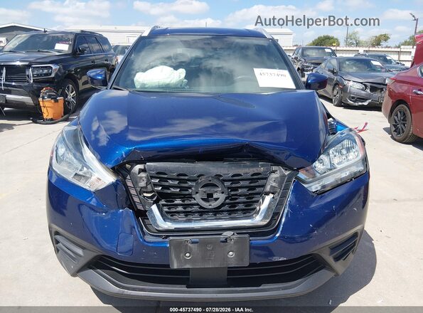 3N1CP5CVXLL562754 2020 NISSAN KICKS Синий Вид щитка приборов