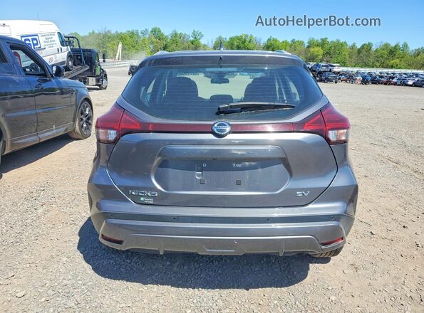 3N1CP5CVXML477706 2021 NISSAN KICKS Charcoal Rear view