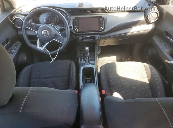 3N1CP5CVXML477706 2021 NISSAN KICKS Charcoal Dashboard view