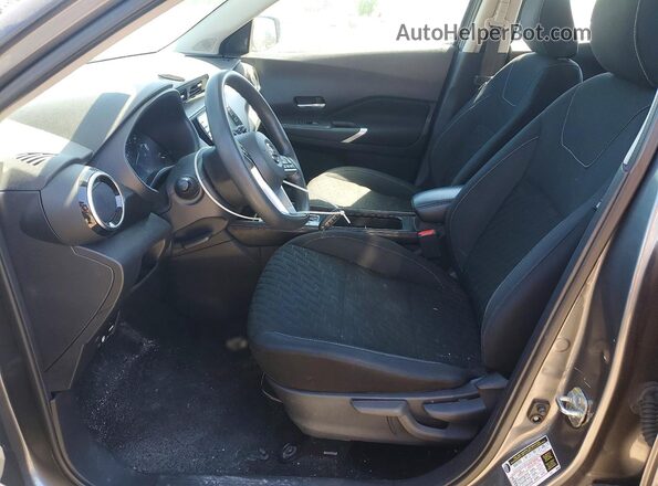3N1CP5CVXML477706 2021 NISSAN KICKS Charcoal Front interior view