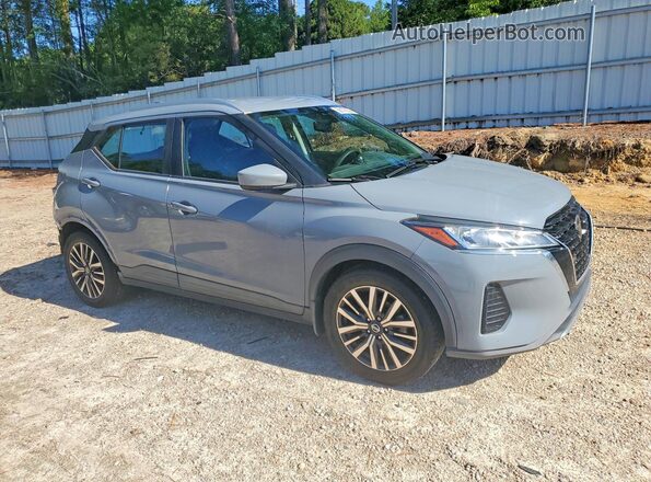 3N1CP5CVXML506928 2021 NISSAN KICKS Gray წინა მარჯვენა