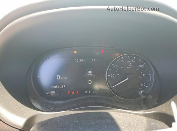 3N1CP5CVXML543493 2021 NISSAN KICKS White Սարքավորումների վահանակի տեսք