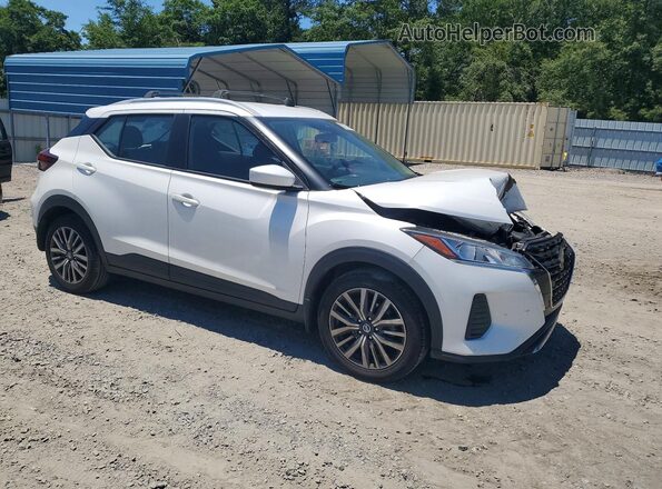 3N1CP5CVXML543493 2021 NISSAN KICKS White Առջևի աջ