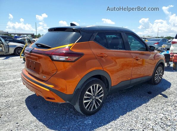 3N1CP5CVXML553490 2021 NISSAN KICKS Orange უკანა მარჯვენა