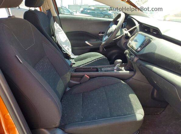 3N1CP5CVXML553490 2021 NISSAN KICKS Orange წინა სალონის ხედი