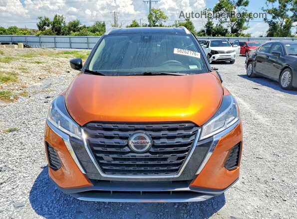 3N1CP5CVXML553490 2021 NISSAN KICKS Orange წინა ხედი