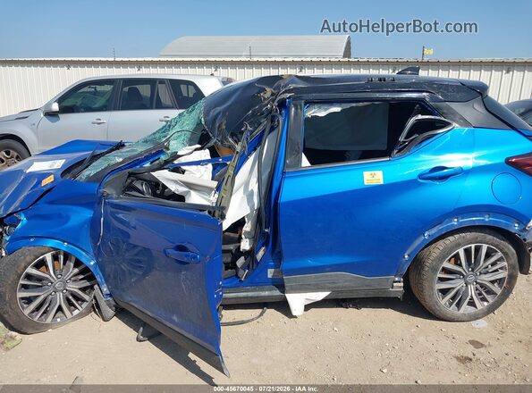 3N1CP5CVXML556132 2021 NISSAN KICKS Синий Панорамный вид салона 360°