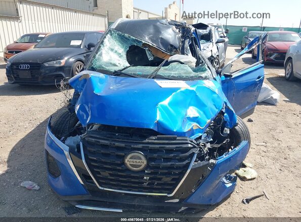 3N1CP5CVXML556132 2021 NISSAN KICKS Синий Вид щитка приборов