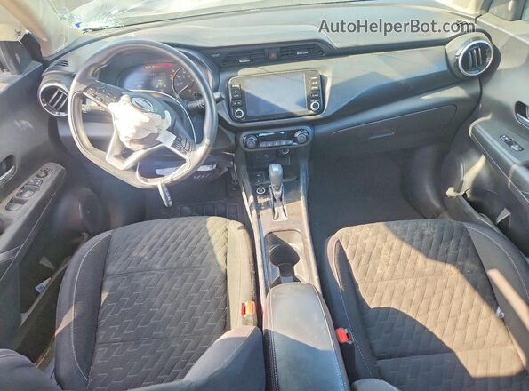 3N1CP5CVXNL506350 2022 NISSAN KICKS Gray Widok deski rozdzielczej