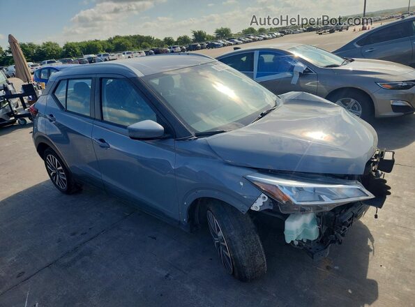 3N1CP5CVXNL506350 2022 NISSAN KICKS Gray Przód prawy