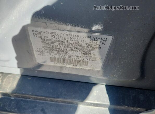 3N1CP5CVXNL506350 2022 NISSAN KICKS Gray Widok naklejki z numerem VIN