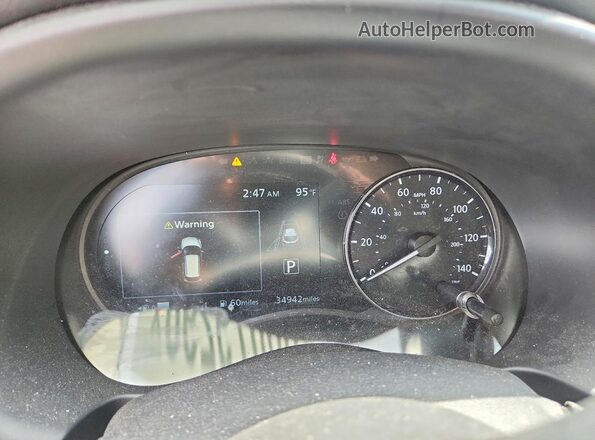3N1CP5CVXNL529207 2022 NISSAN KICKS Gray Вид щитка приладів