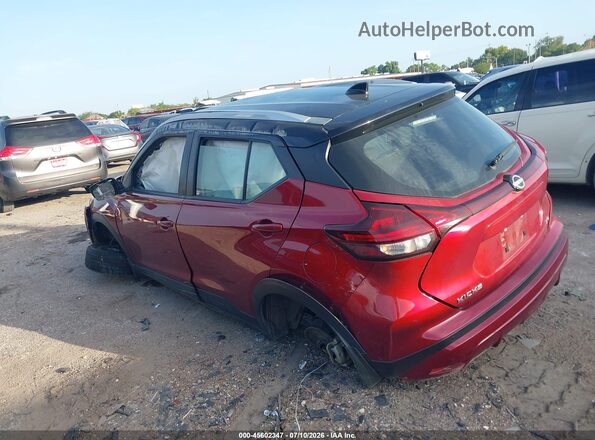 3N1CP5CVXPL488354 2023 NISSAN KICKS Burgundy Trasero izquierdo