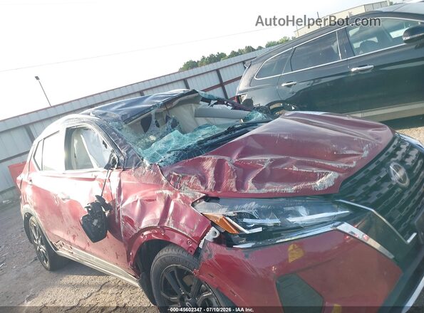3N1CP5CVXPL488354 2023 NISSAN KICKS Burgundy Vista frontal