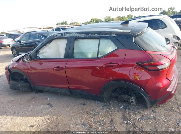 3N1CP5CVXPL488354 2023 NISSAN KICKS Burgundy Vista interior trasera